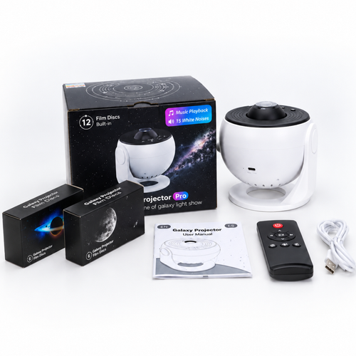 SOLUNE Proyector Galaxia con Bluetooth