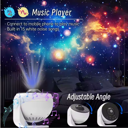 SOLUNE Proyector Galaxia con Bluetooth